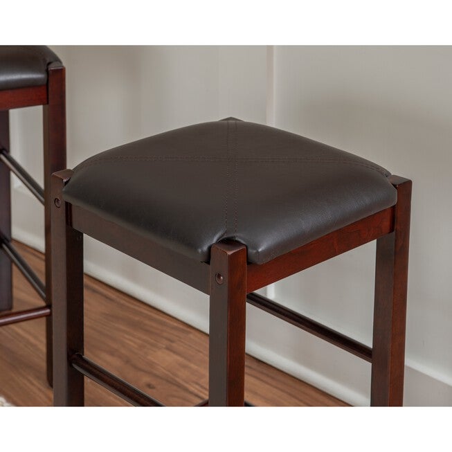 Lancer Backless Counter Stools, Espresso - Set of Two, , alternate image number 5