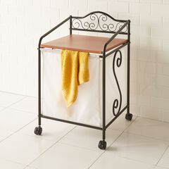 Scroll Rolling Hamper