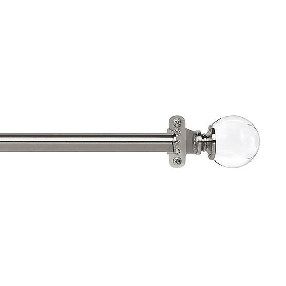 Innovative Decorative Room Darkening Wrap Around Rod & Finial 48-86, , alternate image number null