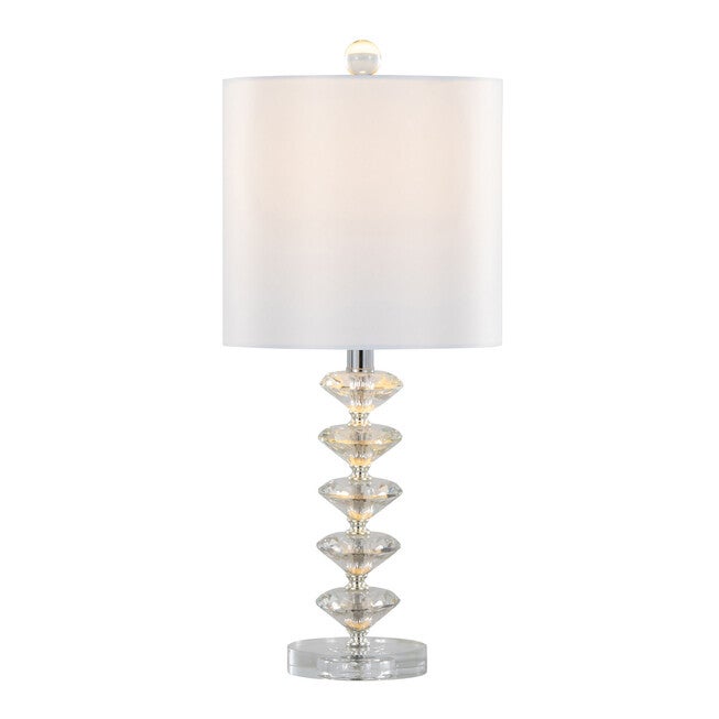 Diamond Stacked 23 inches Crystal Table Lamp - Set Of 2, , alternate image number 2