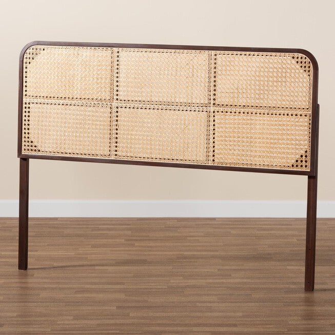 Lainer Modern Bohemian Bamboo Queen Size Headboard, , alternate image number null
