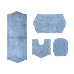 Waterford 4-Pc. Set Bath Rug Collection With Lid Cover