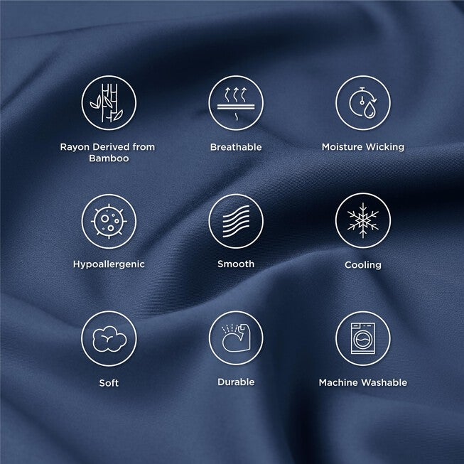 Doctor Pillow Royal Arcalass Pillowcase -Set of 2 Navy, BLUE, alternate image number null