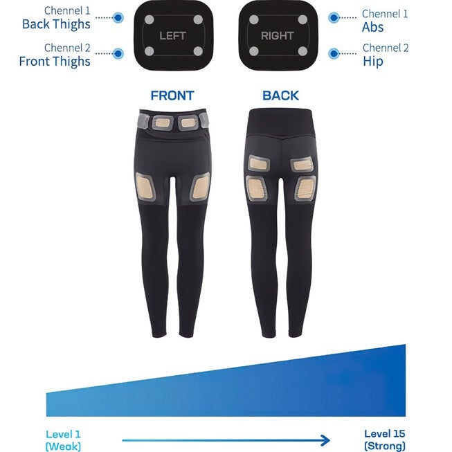 Ems Hip-Lift/Toning/Sculpting Pants Wellness, BLACK, hi-res image number null