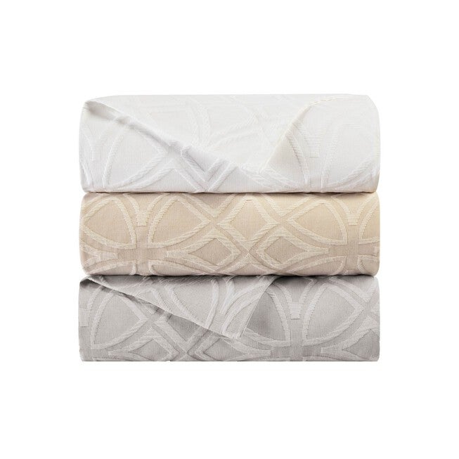 Bogart European Matelassé Shower Curtain, , alternate image number null