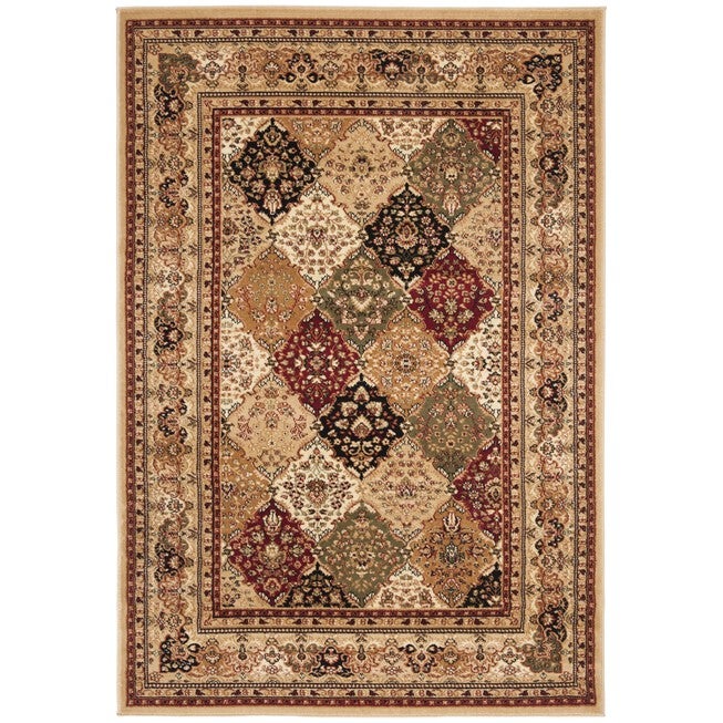 Lyndhurst 221 Multi / Beige 5'-3 inches X 7'-6 inches Medium Rectangle Rug, MULTI BEIGE, hi-res image number null