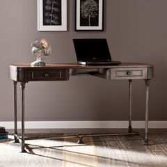 Edison Industrial 2-Drawer Desk