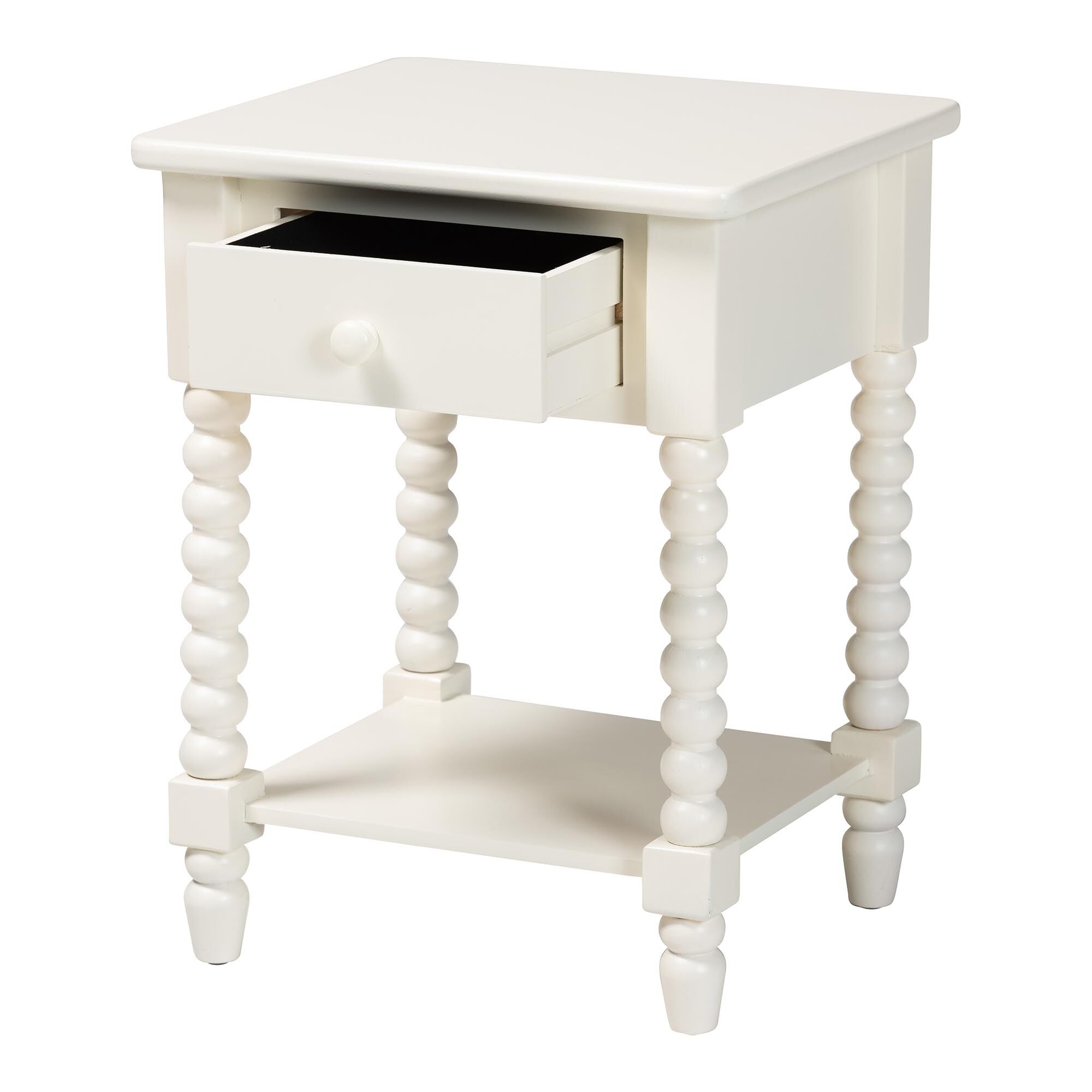 Raynera End Table, WHITE, alternate image number 2