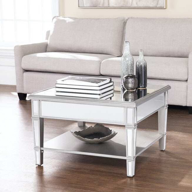 Wedlyn Square Mirrored Cocktail Table, MIRROR, hi-res image number null