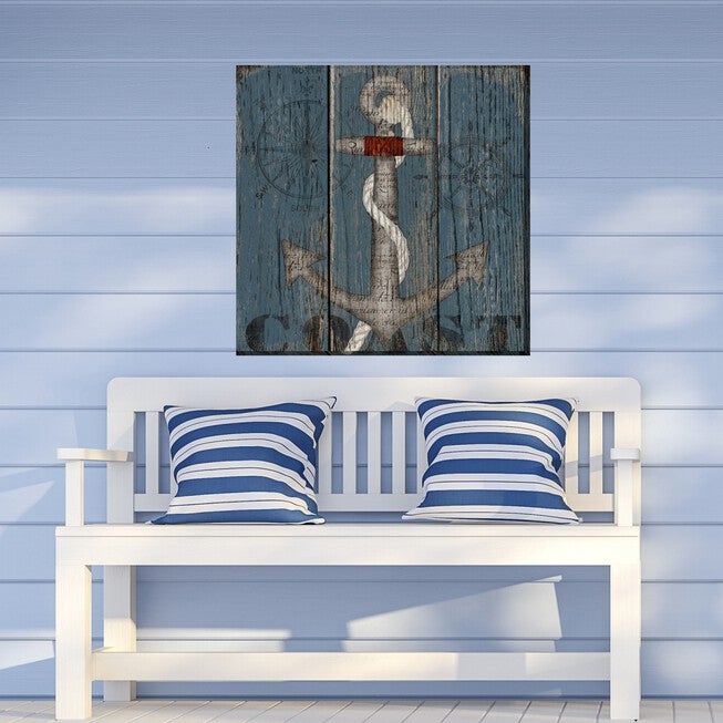 MARITIME ANCHOR OUTDOOR ART 24X24, , on-hover image number 1