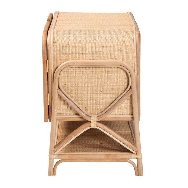 Gitano Bohemian Natural Rattan 2-Door Storage Cabinet, , alternate image number null