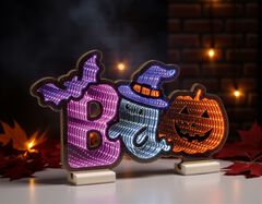 Halloween Boo Ekkolight 17"L
