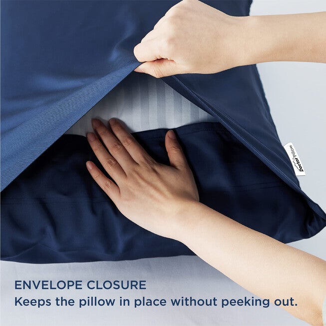 Doctor Pillow Royal Arcalass Pillowcase -Set of 2 Navy, BLUE, alternate image number null