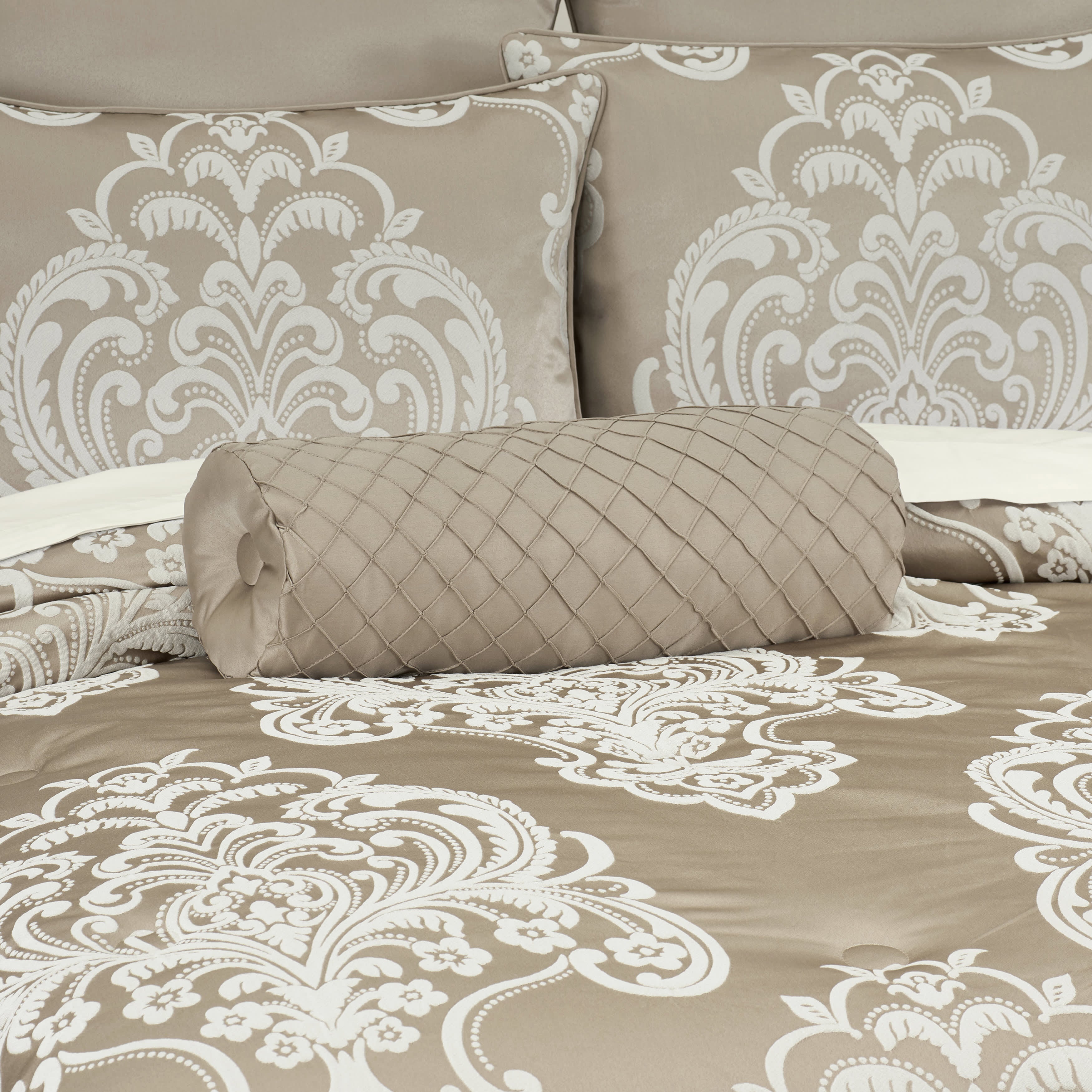 Potenza Sand Bolster Decorative Throw Pillow, SAND, alternate image number null