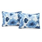 Lush Décor Leah Reversible Quilt Navy/White 3Pc Set, , alternate image number null