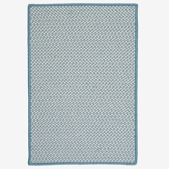 Houndstooth Twist Cloud Blue Rug, BLUE, hi-res image number null