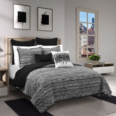 Dalton Black 3 Piece Quilt Set