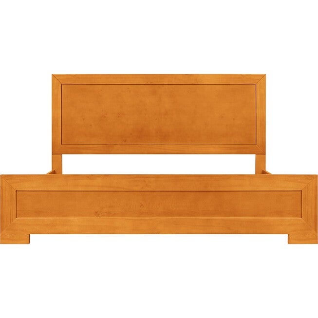 Oxford Platform Bed, Walnut, Twin, CHERRY, alternate image number 2