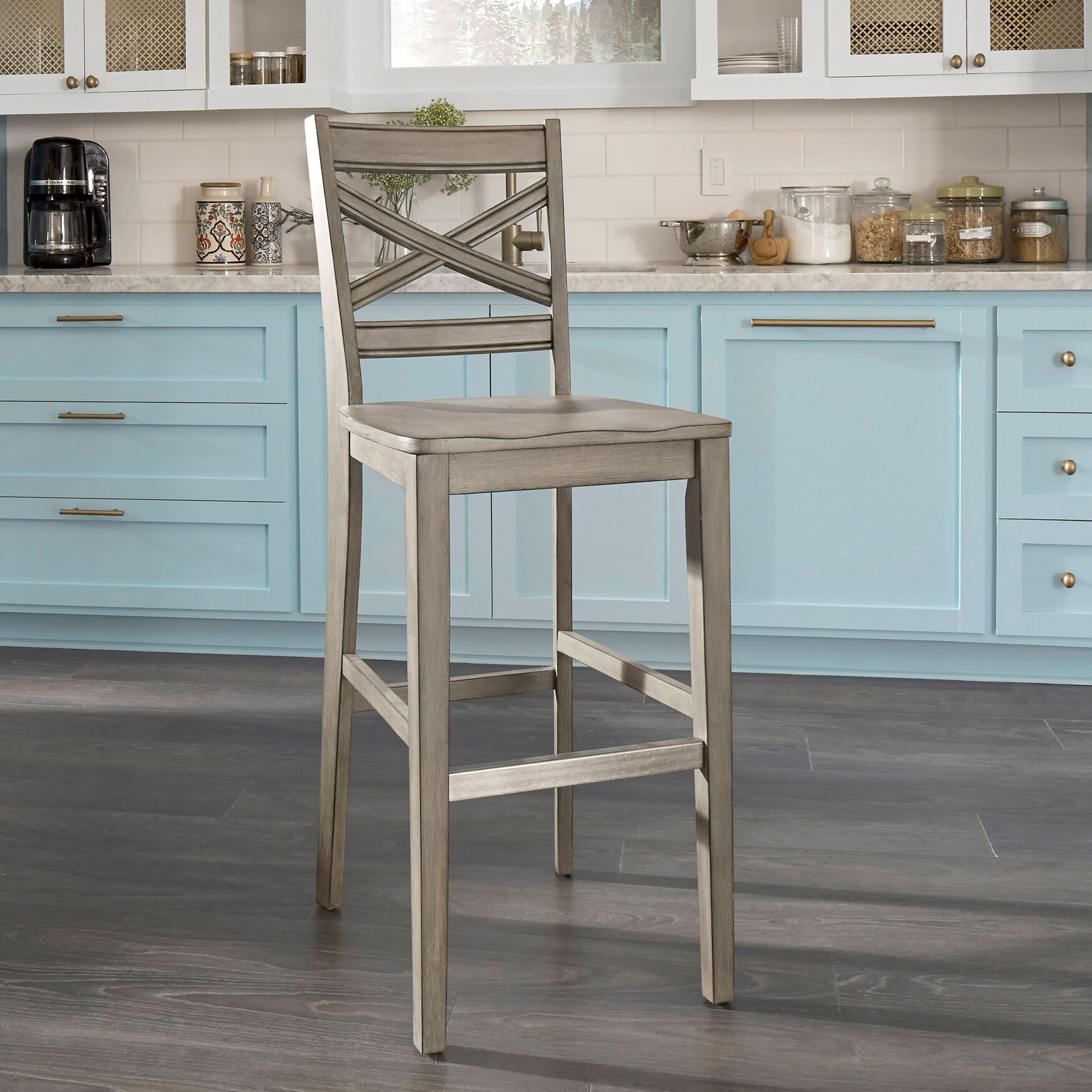 Mountain Lodge Bar Stool , MULTI GRAY, hi-res image number 0