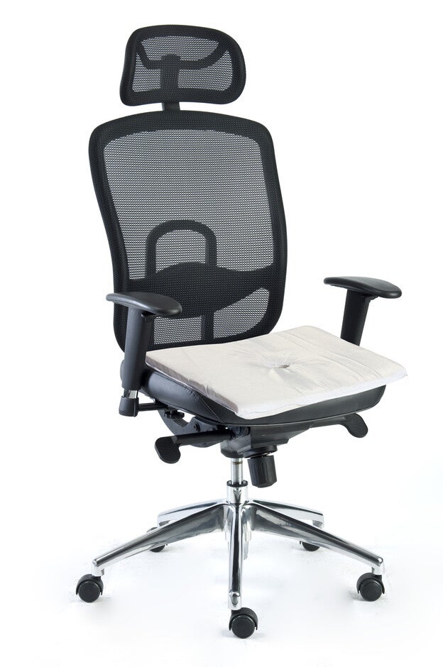 Sit O Sage Orthopedic Memory Foam Back Cushion, WHITE, on-hover image number null