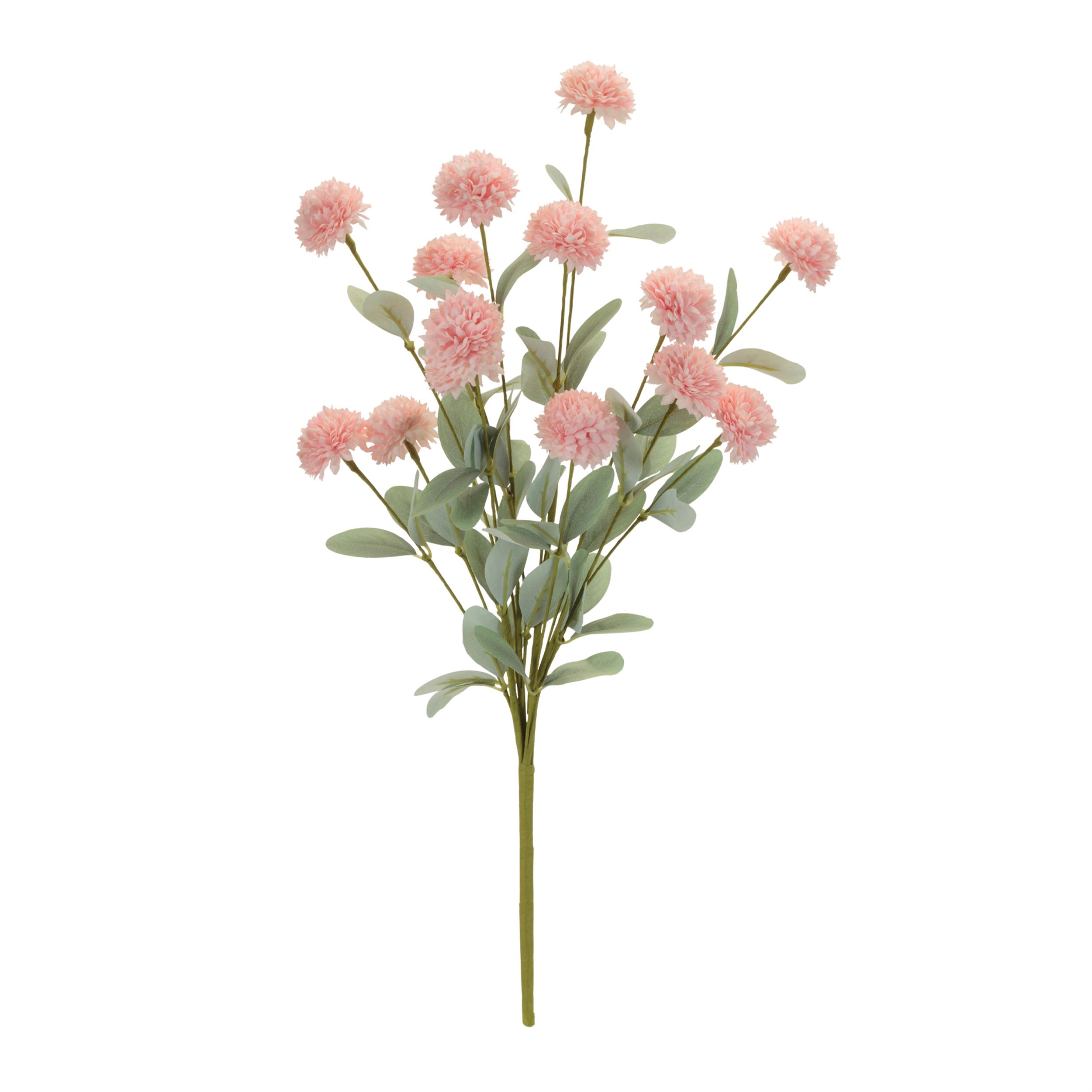 Mini Mum Floral Bush Set of 4, PINK GREEN, alternate image number 1