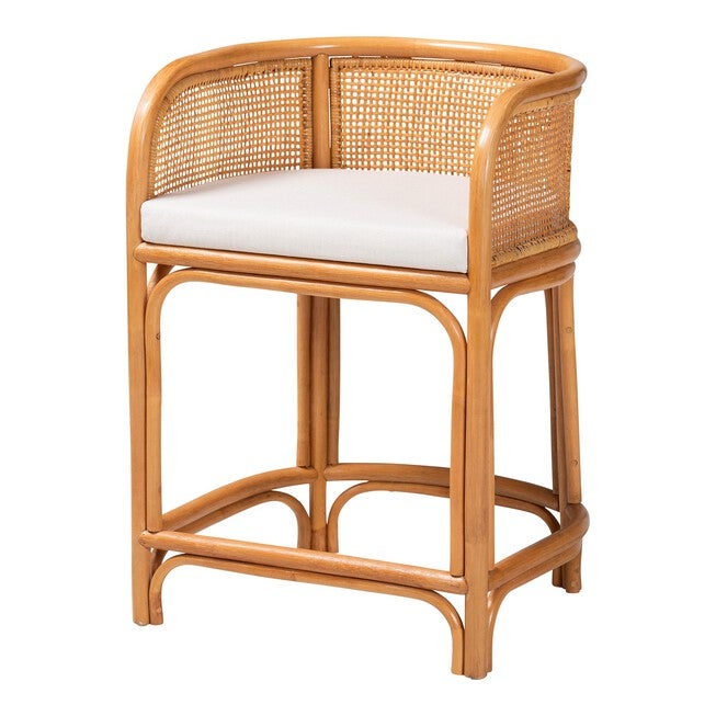 Ania Natural Rattan Counter Stool, LIGHT HONEY, alternate image number null