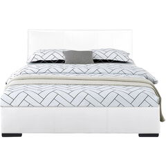 Abbey Platform Bed, Beige, Queen