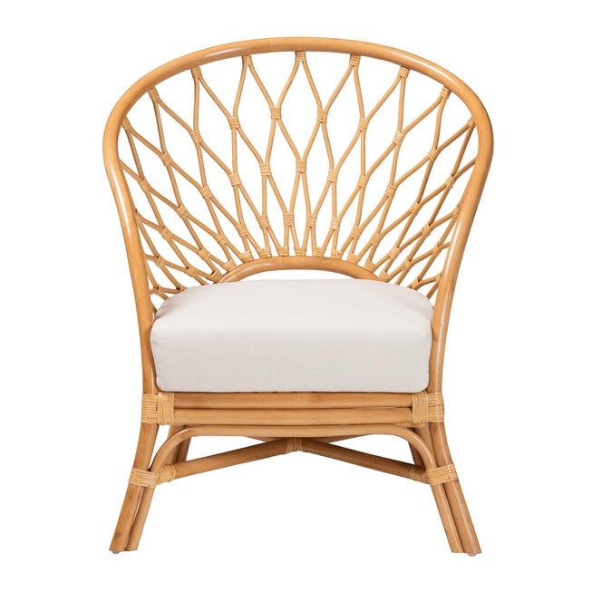 Emmeline Bohemian Honey Rattan Accent Chair, , on-hover image number 1