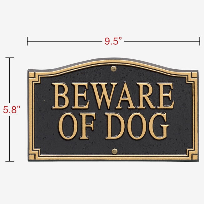 "Beware of Dog" Statement Marker, , alternate image number null