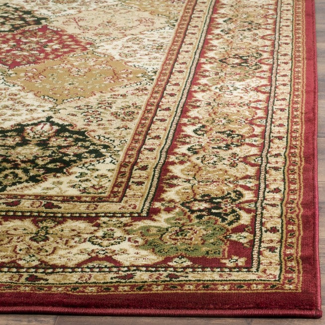 Lyndhurst 221 Multi / Red 2'-3 inches X 10' Runner Rug, , alternate image number null