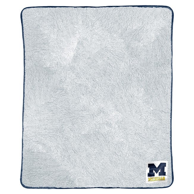 Michigan Patch Two Tone Sherpa Throw, MULTI, hi-res image number null