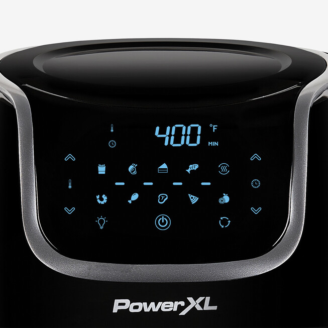 PowerXL Air Fryer Home Pro, 12 Quart, Black Stainless Steel, 1700 Watts 