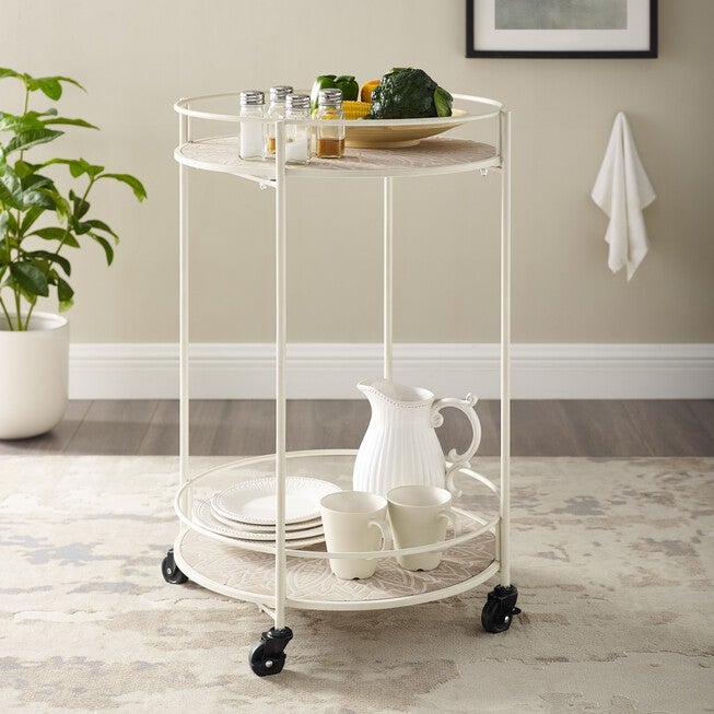 Pandola Medallion Rolling Cart, , on-hover image number 1