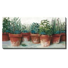 KITCHEN HERBS OUTDOOR ART 48X24