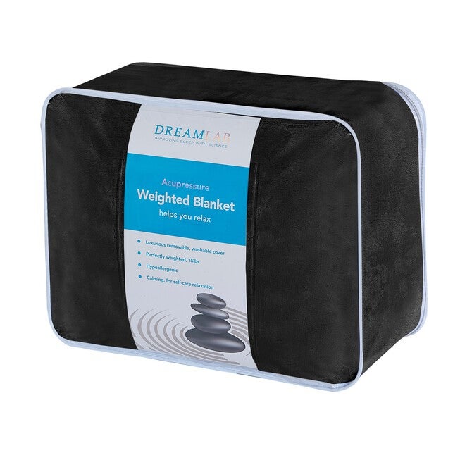 Plush 15 Lb. Weighted Blanket with Washable Cover, , alternate image number 2