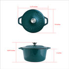 5 Quart Enameled Cast Iron Dutch Oven With Lid, , alternate image number null