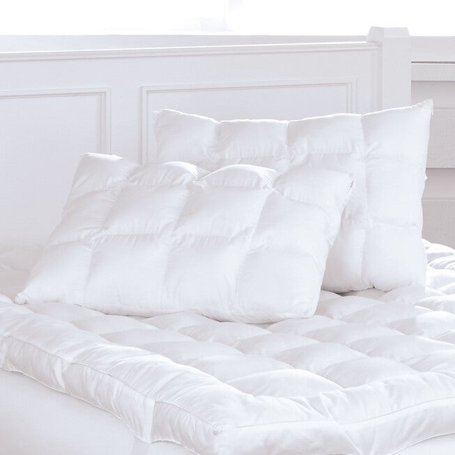 200-TC Cotton Puff Pillow, WHITE, hi-res image number null