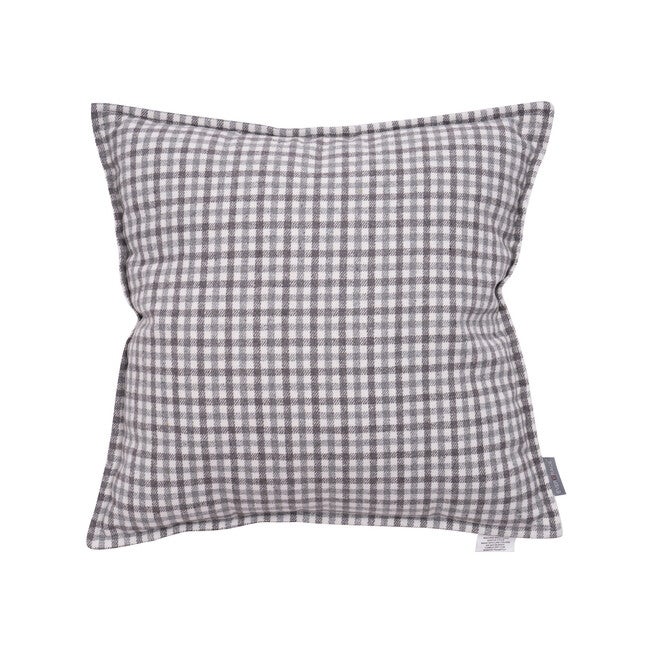 Brenner Plaid Reversible To Sherpa Pillow, GREY WHITE, hi-res image number 0