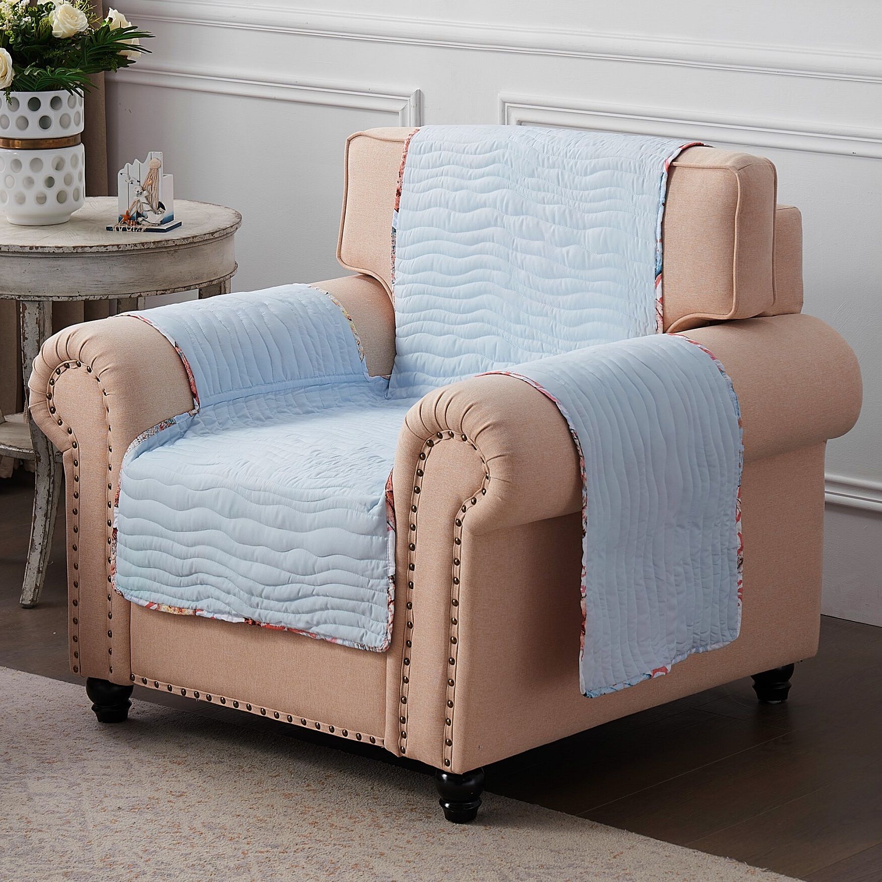 Beach Days Arm Chair Furniture Protector, , on-hover image number 1