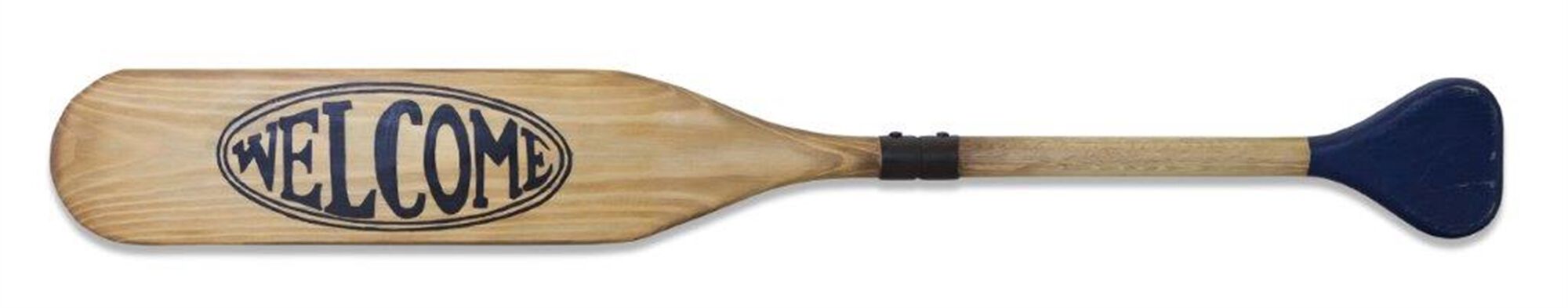 Wooden Oar Welcome Sign 35.5 inchesL, BROWN BLACK, hi-res image number 0