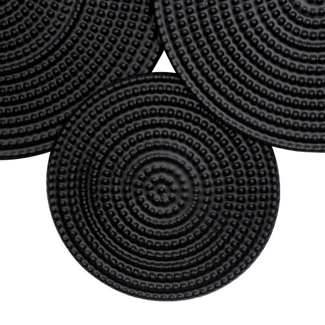 Cosmoliving By Cosmopolitan Black Metal Wall Decor, , alternate image number null