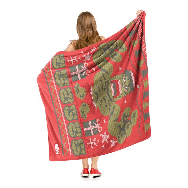 Hulk Want Presents! Silk Touch Throw Blanket, , alternate image number null