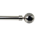 Versailles' Industria Apollo Rod Set (30in - 78in), BRUSHED NICKEL, hi-res image number null