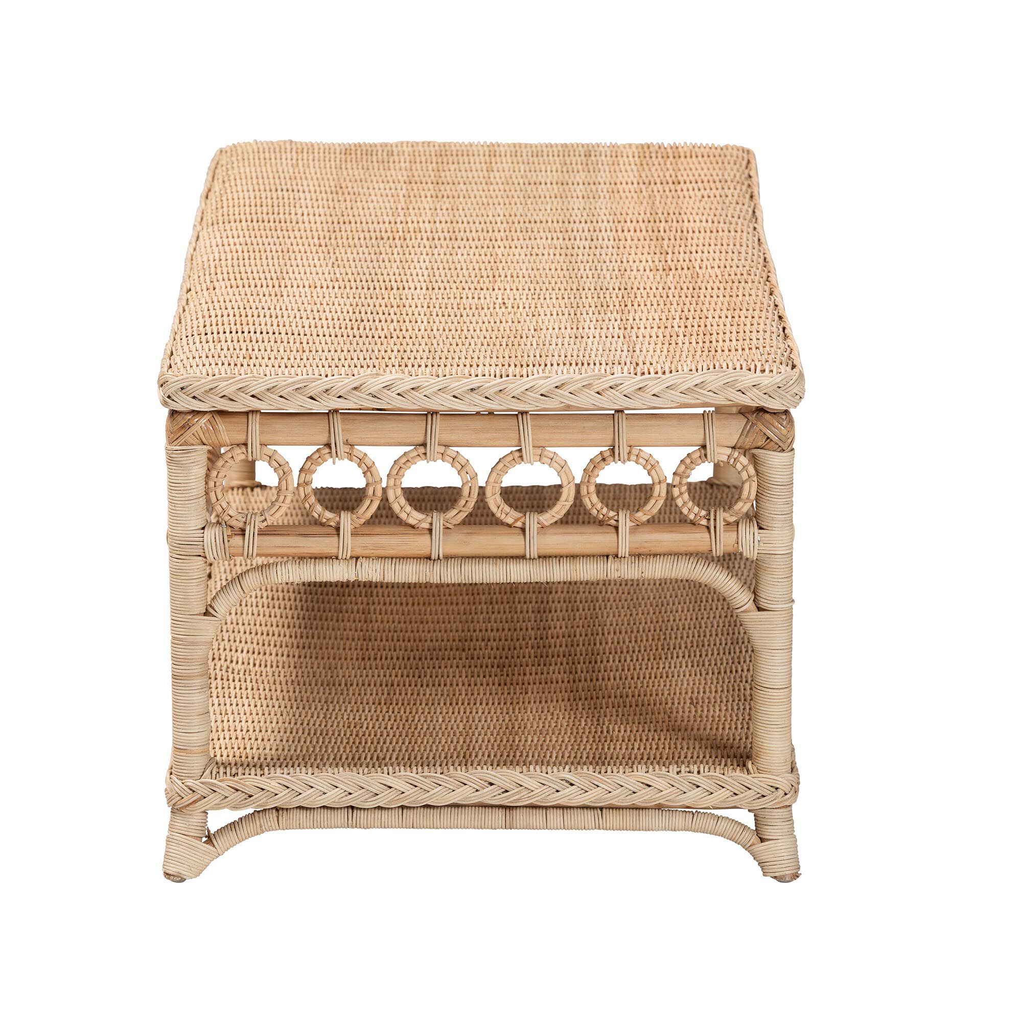 Oxford Natural Rattan Coffee Table, NATURAL, alternate image number 3