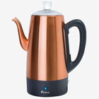 Euro Cuisine 12-Cup Percolator, COPPER, hi-res image number null