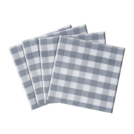 Buffalo Check Dinner Table Napkins Set of Four, , alternate image number null