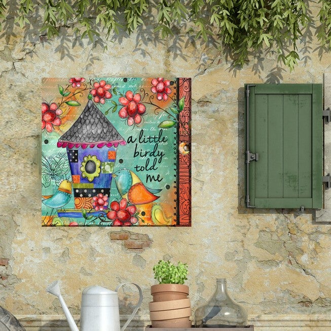 LITTLE BIRDY OUTDOOR ART 24X24, , on-hover image number 1