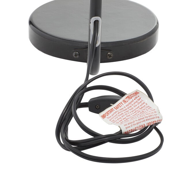 Black Metal Traditional Table Lamp, , alternate image number 4