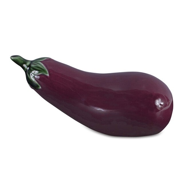 Ceramic Vegetable Decor (Set of 4), RED/GREEN/PURPLE, alternate image number null