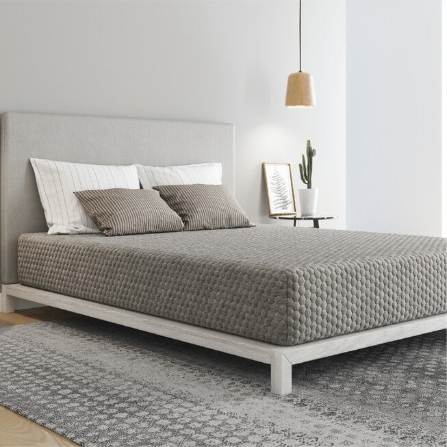 10 inches Gel Memory Foam Mattress, Medium, Cal King Mattress, GREY, hi-res image number null